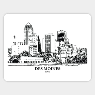 Des Moines - Iowa Magnet